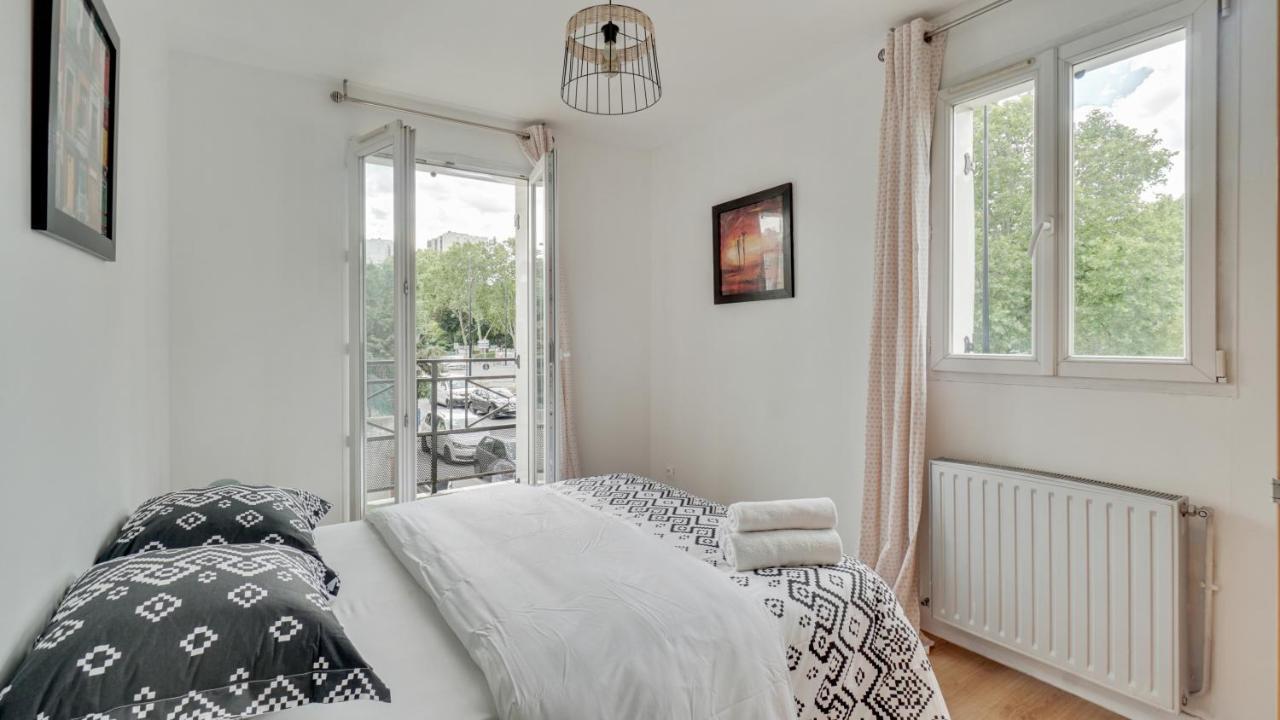 Ferienwohnung Chic Apart With Parking Near Paris Aubervilliers Exterior foto