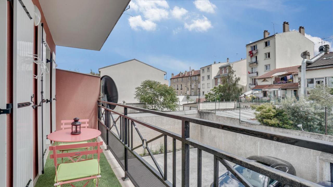 Ferienwohnung Chic Apart With Parking Near Paris Aubervilliers Exterior foto
