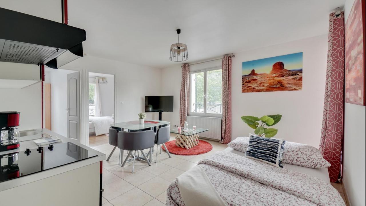 Ferienwohnung Chic Apart With Parking Near Paris Aubervilliers Exterior foto