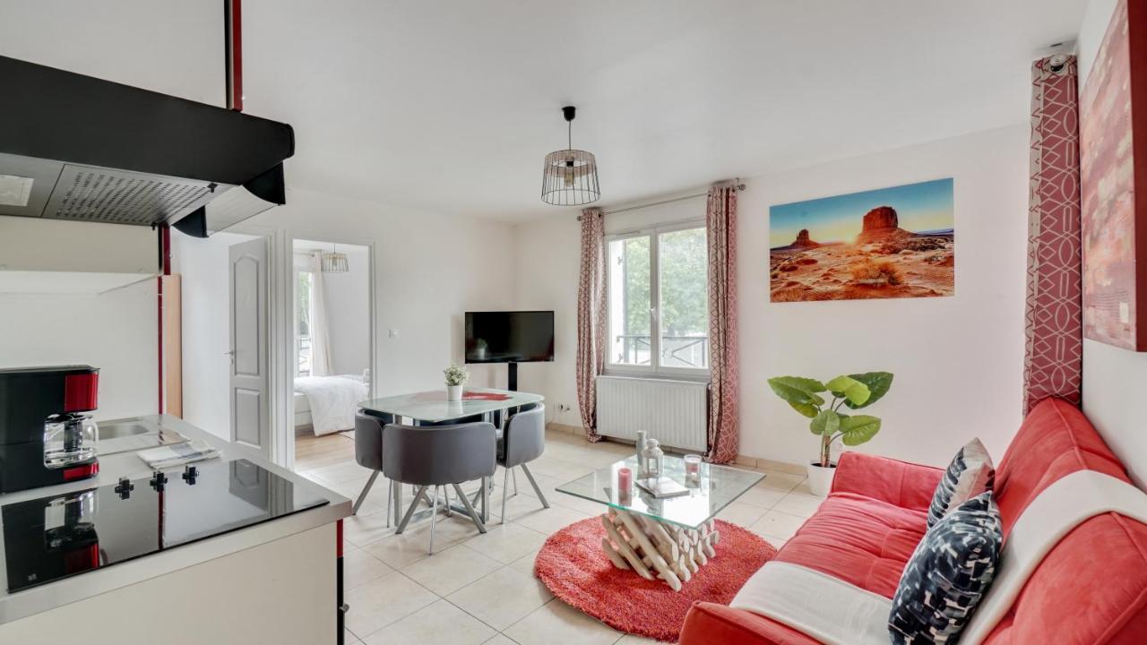 Ferienwohnung Chic Apart With Parking Near Paris Aubervilliers Exterior foto
