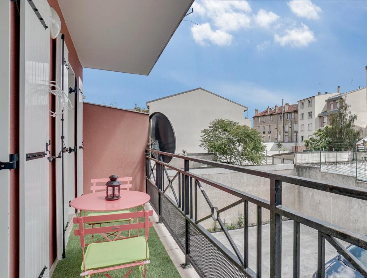Ferienwohnung Chic Apart With Parking Near Paris Aubervilliers Exterior foto